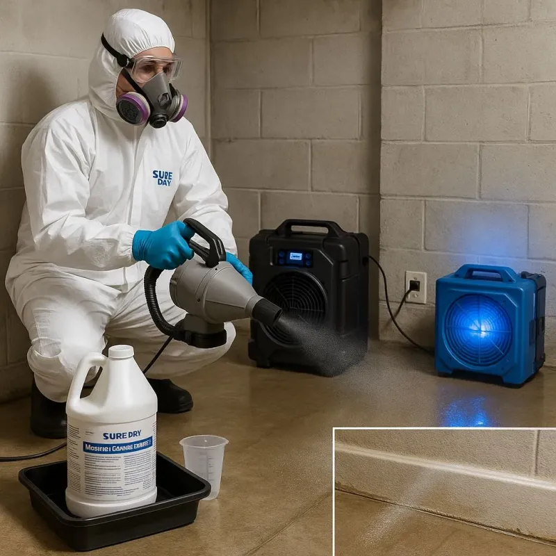 Sanitization and Odor Removal process in Burnet, TX