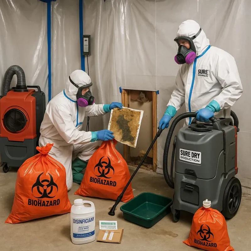 Contaminated Water Handling Protocols process in Burnet, TX