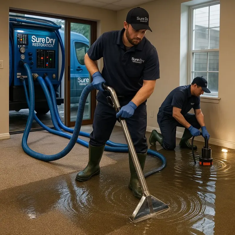 Water Extraction and Removal process in Burnet, TX